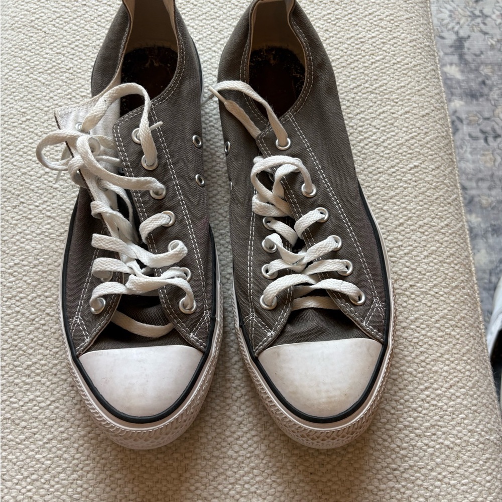 Converse White Canvas Sneakers